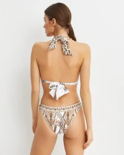 Biały zestaw bikini