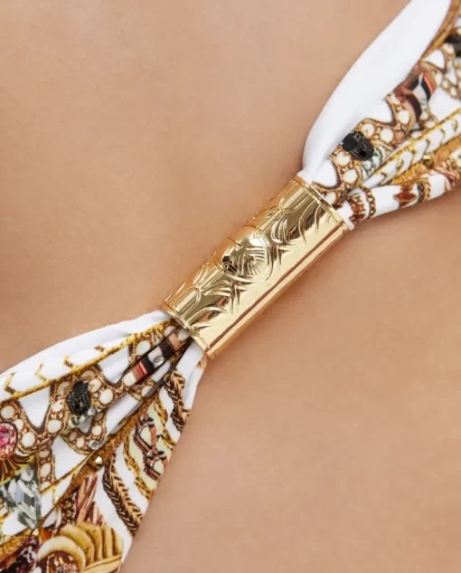 Biały zestaw bikini