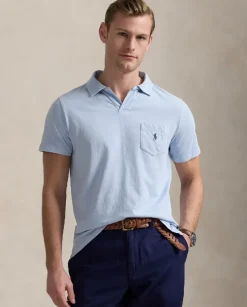Błękitna koszulka polo Standard Fit