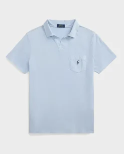 Błękitna koszulka polo Standard Fit