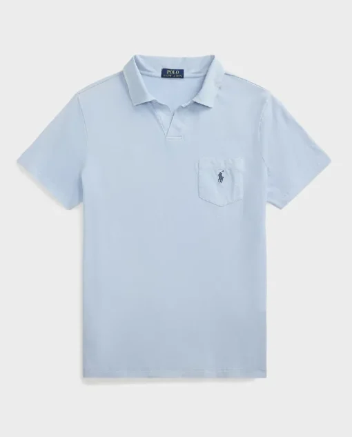 Błękitna koszulka polo Standard Fit