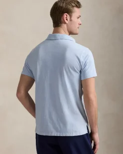 Błękitna koszulka polo Standard Fit