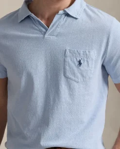 Błękitna koszulka polo Standard Fit