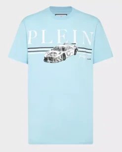 Błękitny t-shirt SS Cars Racing