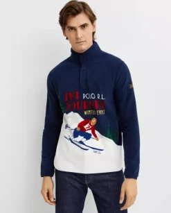 Bluza polarowa z nadrukiem Skier