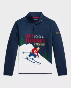 Bluza polarowa z nadrukiem Skier