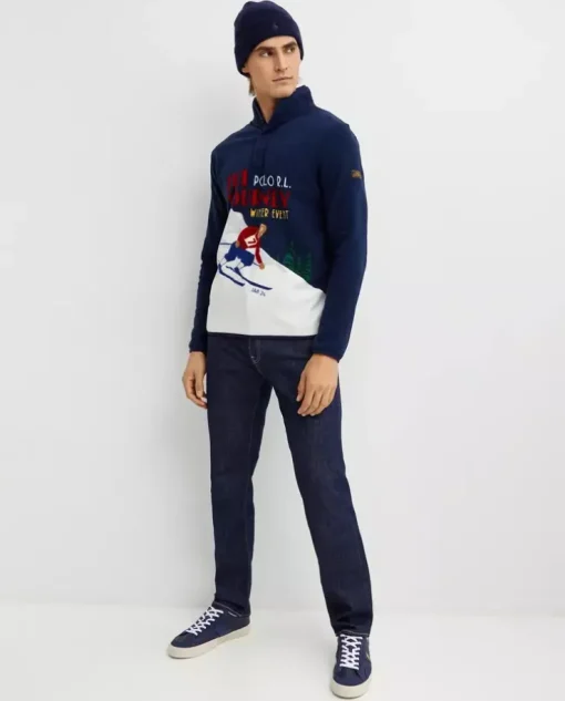Bluza polarowa z nadrukiem Skier