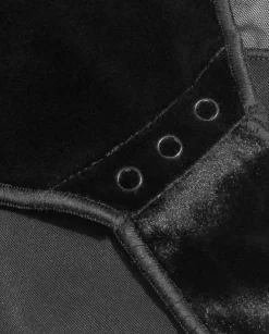 Body z siateczki i aksamitu Night Creature