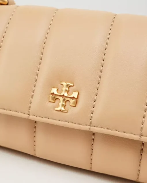 Brązowa pikowana torebka Kira Flap Mini