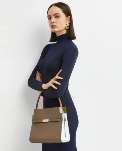 Brązowa Skórzana torebka Small Lee Radziwill