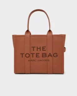 Brązowa skórzana torebka The Tote Bag