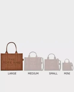 Brązowa skórzana torebka The Tote Bag