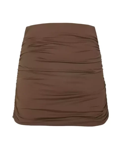 Brązowa spódniczka Swim Skirt
