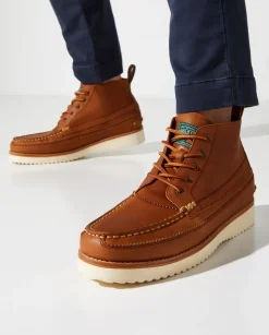 Brązowe buty skórzane Ranger
