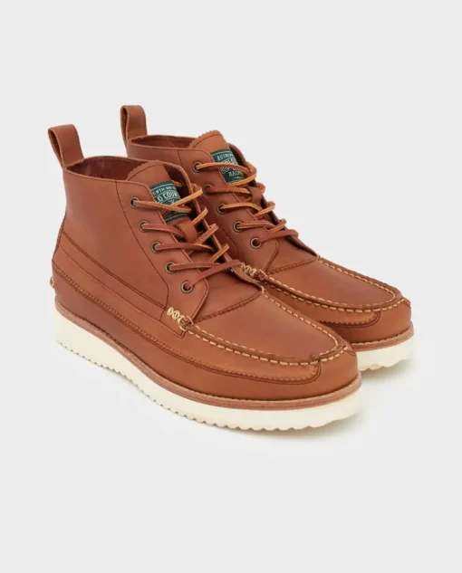 Brązowe buty skórzane Ranger