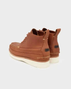 Brązowe buty skórzane Ranger