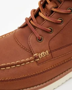 Brązowe buty skórzane Ranger