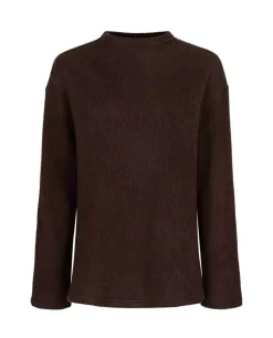 Brązowy sweter z kaszmiaru Nadin Choklad
