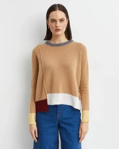 Brązowy sweter z kaszmiru