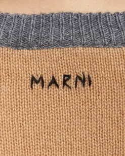 Brązowy sweter z kaszmiru