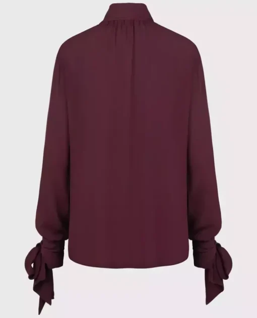 Burgundowa bluzka Luna