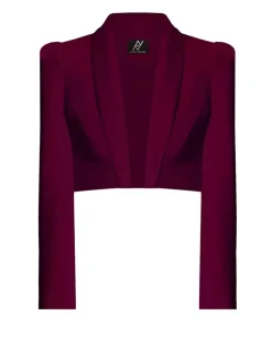 Burgundowa marynarka Palermo