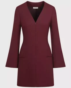 Burgundowa sukienka mini Charm