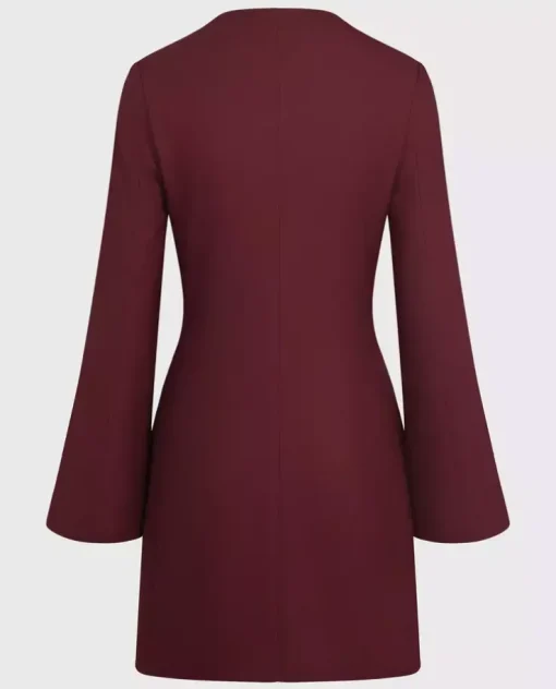 Burgundowa sukienka mini Charm