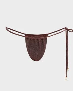 Burgundowy dół od bikini Rio