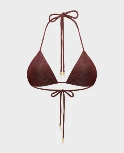Burgundowy top od bikini Rio