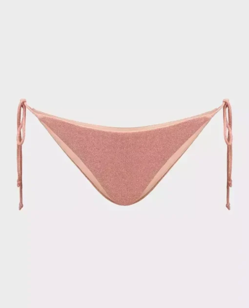 Błyszczący dół od bikini Pink Sparkle