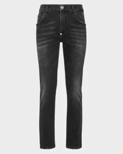 Ciemnoszare jeansy Ex Boyfriend Fit