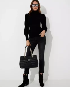 Ciemnoszare jeansy Ex Boyfriend Fit