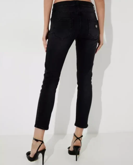 Ciemnoszare jeansy Ex Boyfriend Fit