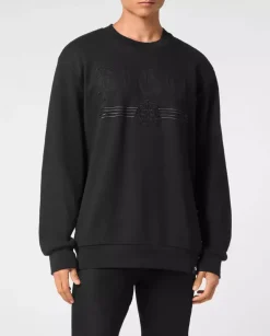 Czarna bluza z logo Gothic