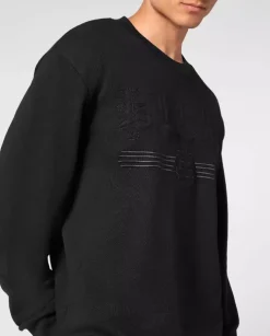 Czarna bluza z logo Gothic