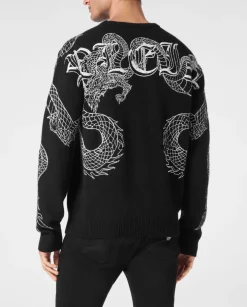 Czarna bluza z printem