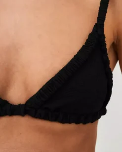 Czarna góra od bikini Self Portrait