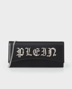 Czarna kopertówka z logo Gothic