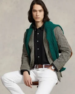 Czarna koszula Oxford Custom Fit