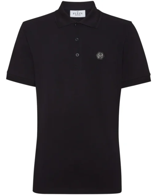 Czarna koszulka polo