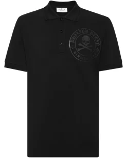 Czarna koszulka polo Piquet