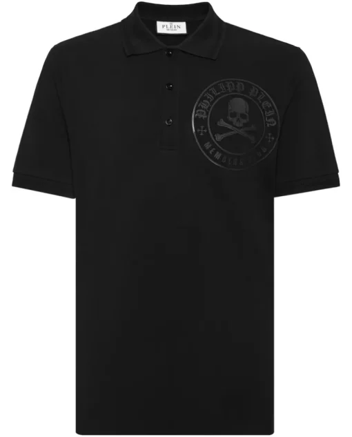 Czarna koszulka polo Piquet