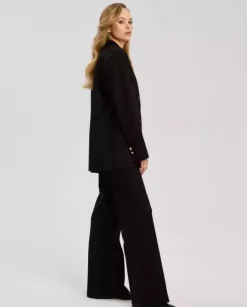 Czarna marynarka oversize Leida