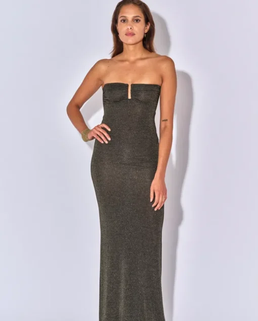 Czarna maxi sukienka Lana