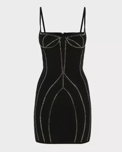 Czarna mini sukienka