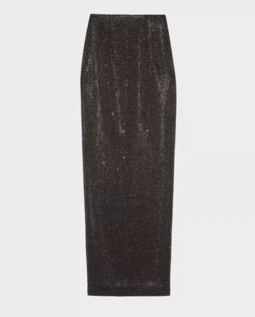 Czarna spódnica maxi