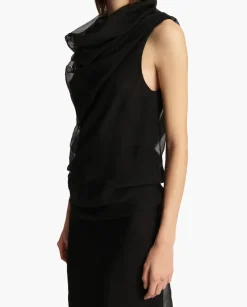 Czarna sukienka maxi Jeanty