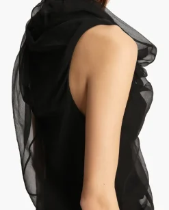 Czarna sukienka maxi Jeanty