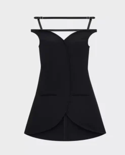 Czarna sukienka mini
